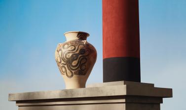 Jar with Octopus Motif, Late Minoan II Period