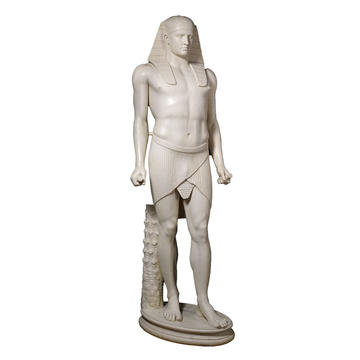 Statue of Osiris, Cast Gallery White statue of the god Osiris