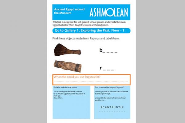 egypt galleries trail pdf