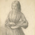 Drawing by Rossetti of Elizabeth Siddal