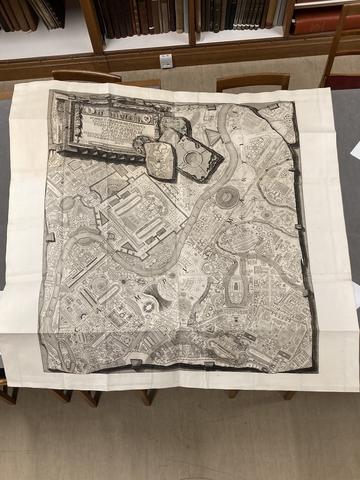 Piranesi's plan of the Campo Marzio, Rome (1762), folded out at Krasis 13, Week 7 Piranesi's plan of the Campo Marzio, Rome (1762), folded out at Krasis 13, Week 7