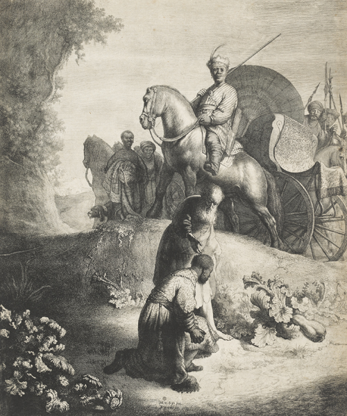 2020 Young Rembrandt Exhibition – Jan van Vliet after Rembrandt, The Baptism of the Eunuch, 1631 © Museum Het Rembrandthuis, Amsterdam