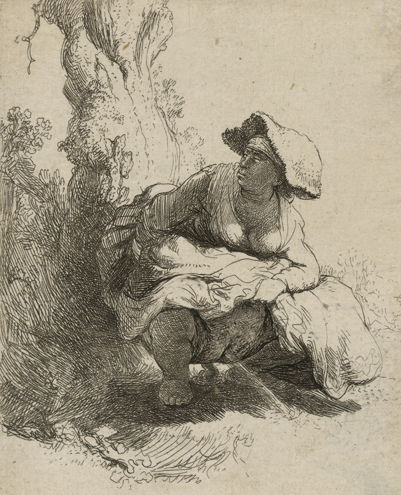 2020 Young Rembrandt Exhibition – Rembrandt, A woman defecating, 1631 © British Museum, London