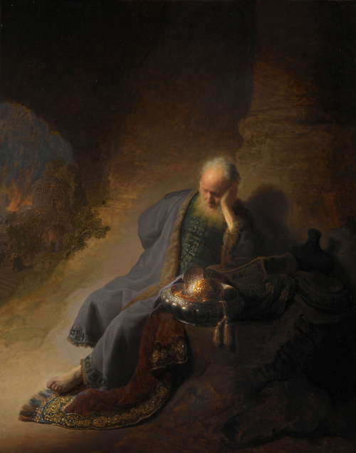 2020 Young Rembrandt Exhibition – Rembrandt, Jeremiah Lamenting the Destruction of Jerusalem, 1630 © Rijksmuseum, Amsterdam