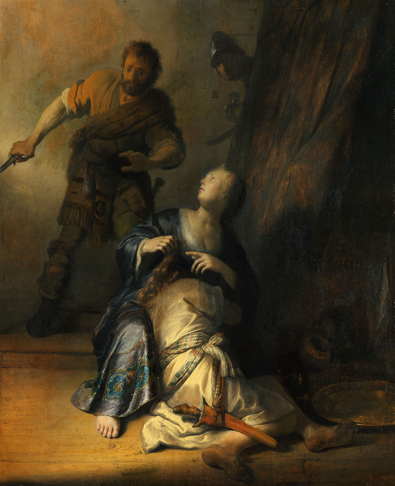 2020 Young Rembrandt Exhibition – Rembrandt, Samson and Delilah, 1628 © Gemäldegalerie, Staatliche Museen zu Berlin