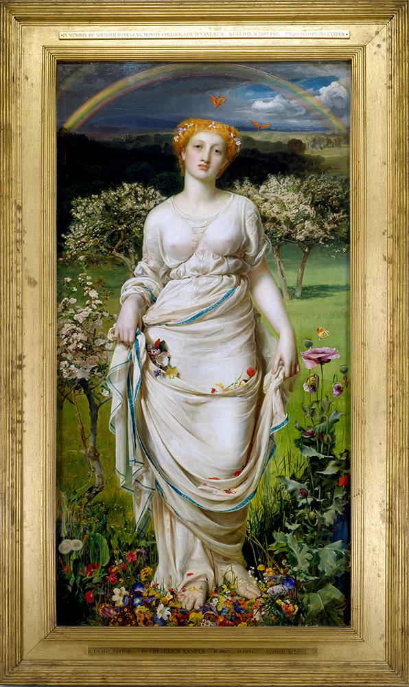 Gentle spring by Frederic Sandys, 1865 Gentle spring by Frederic Sandys, 1865